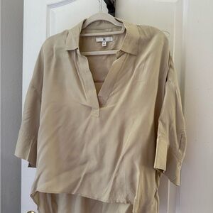 Banana Republic Cream Blouse